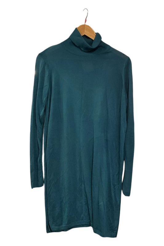 Limited Edition sweater dress teal size-12 10629CMG
