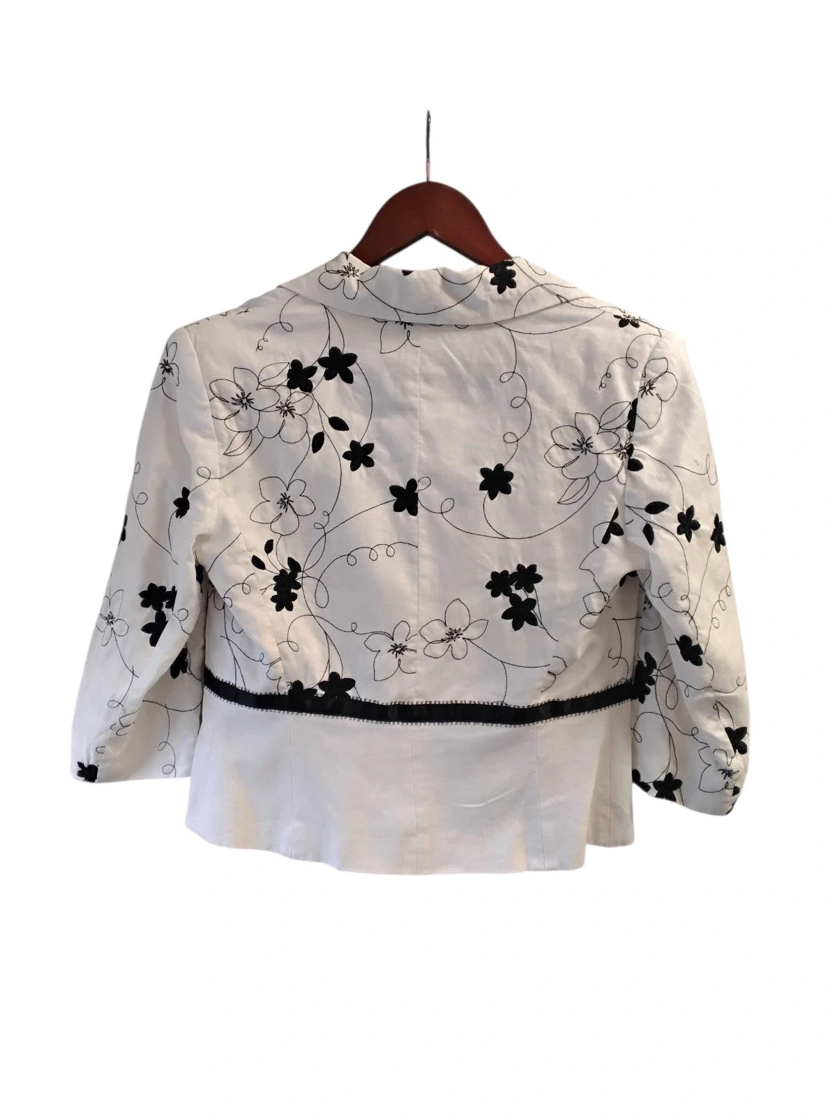 Fee G Jacket White&Black Sz-12 10593DFR