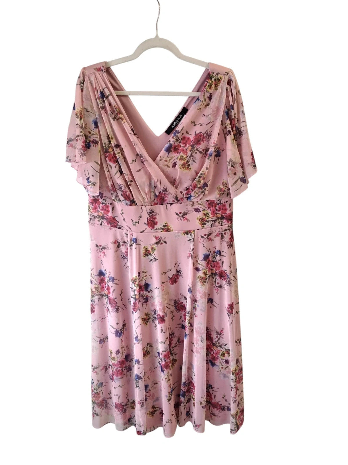 Scarlett & Jo Dress Pink Multi 18 10514FIS
