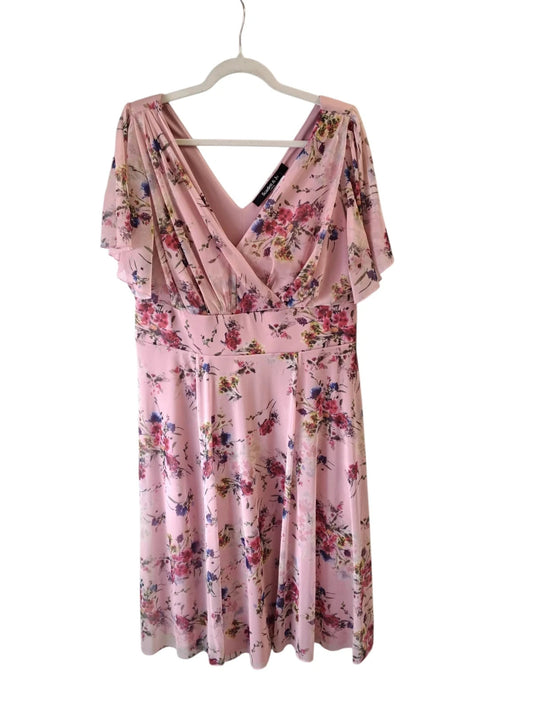 Scarlett & Jo Dress Pink Multi 18 10514FIS