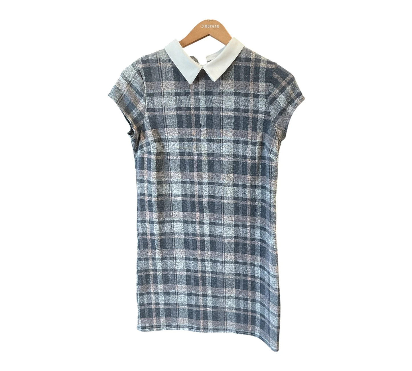 Stylewise grey and pink dress, size-12, 10622CMG