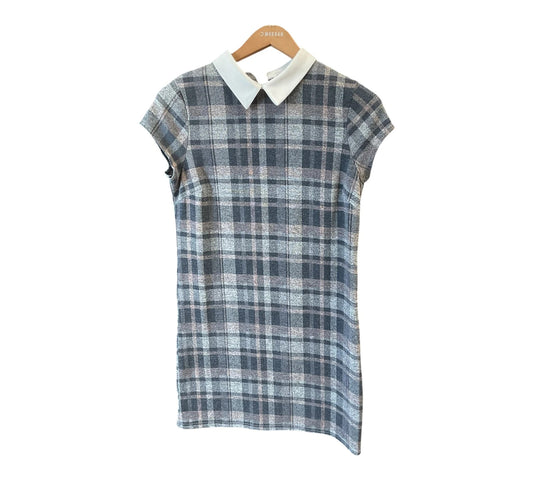 Stylewise grey and pink dress, size-12, 10622CMG