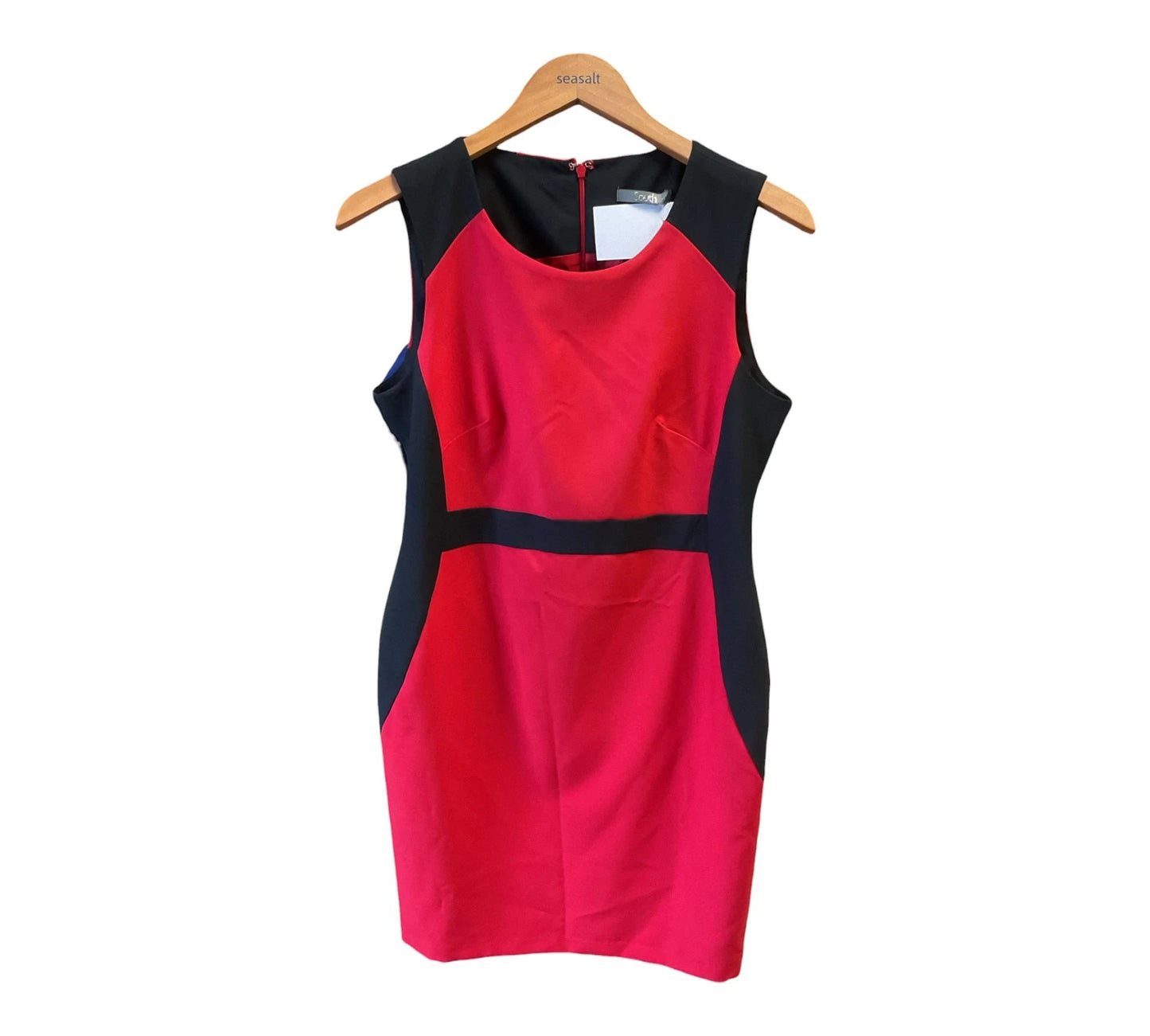 South red and black dress, size-12, 10620CMG