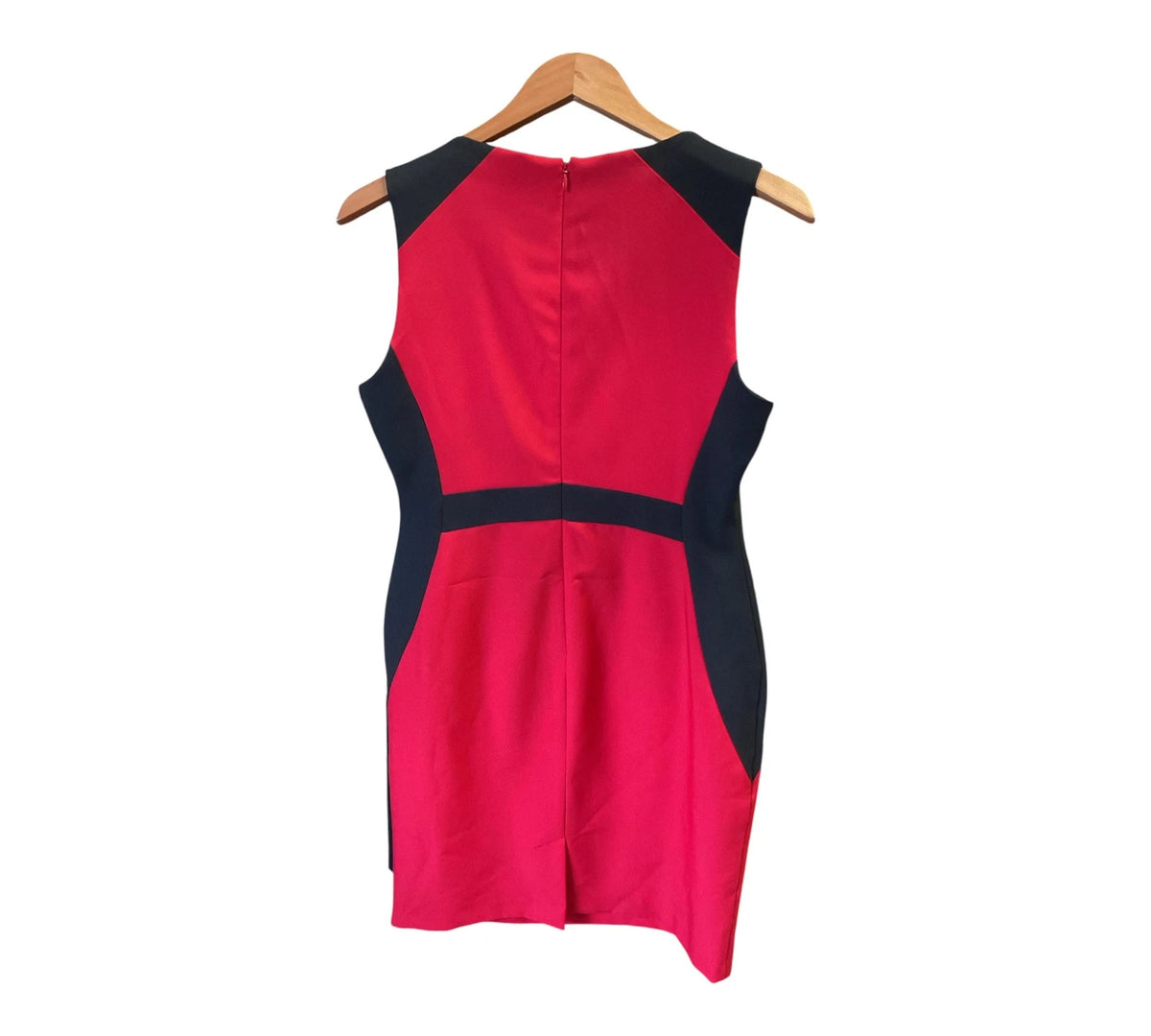 South red and black dress, size-12, 10620CMG