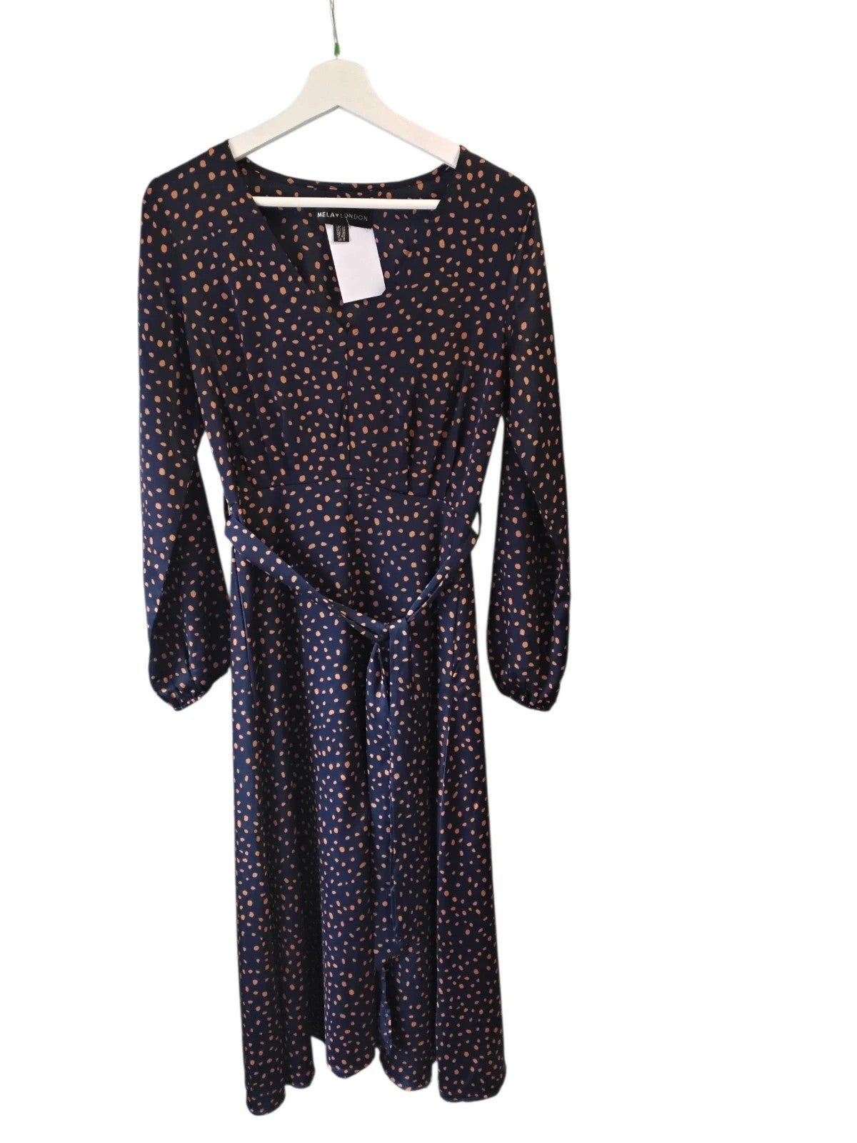 Mela London Dress Navy Sz-10 10658MGl