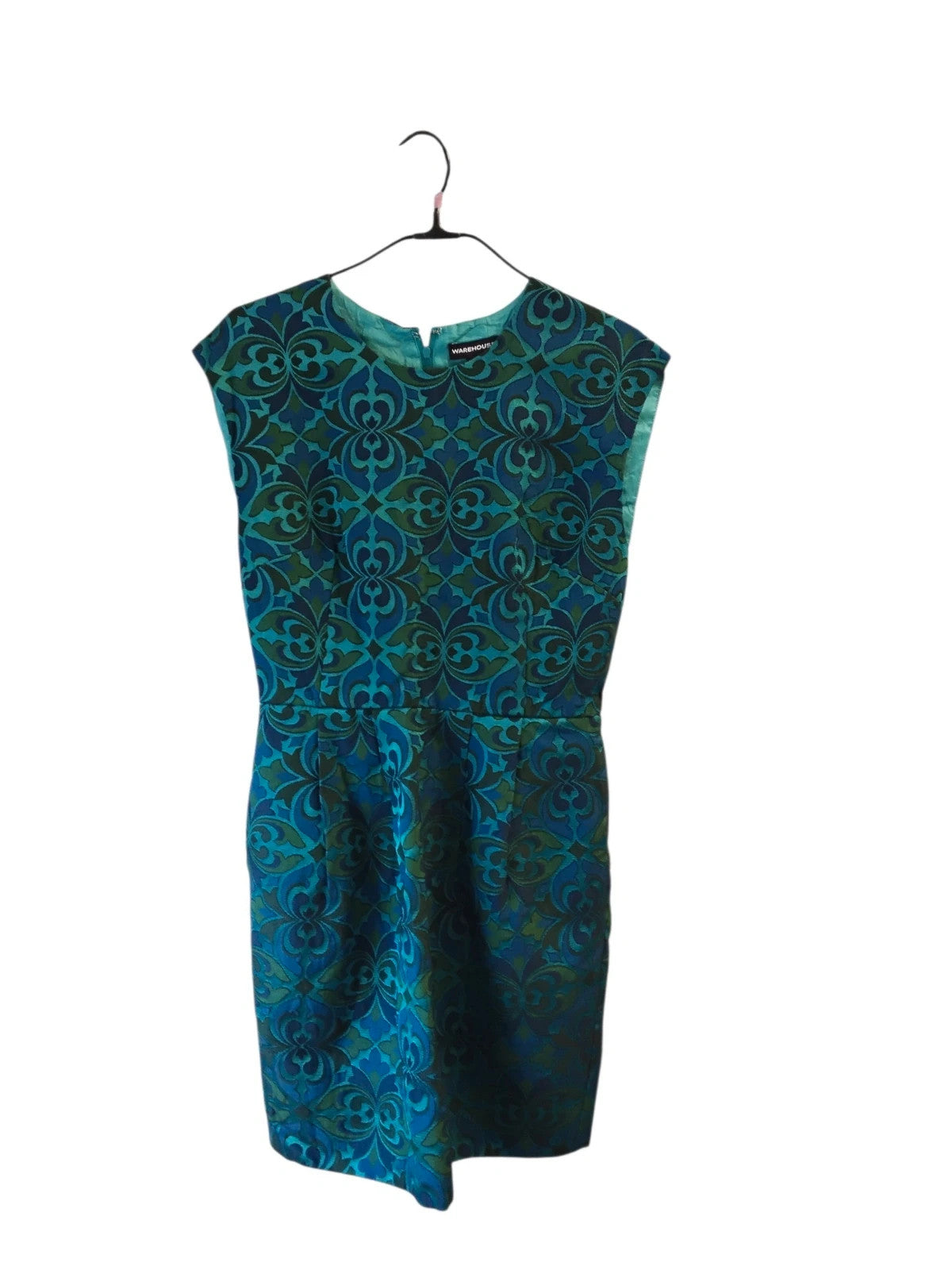 Warehouse Dress Green Sz-12 10656MGl