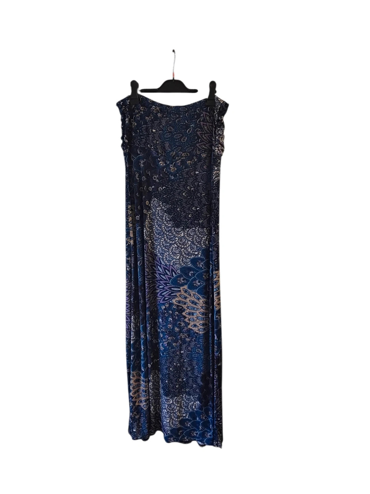 Club L Dress Blue Multi Sz-L/XL 10548MVE
