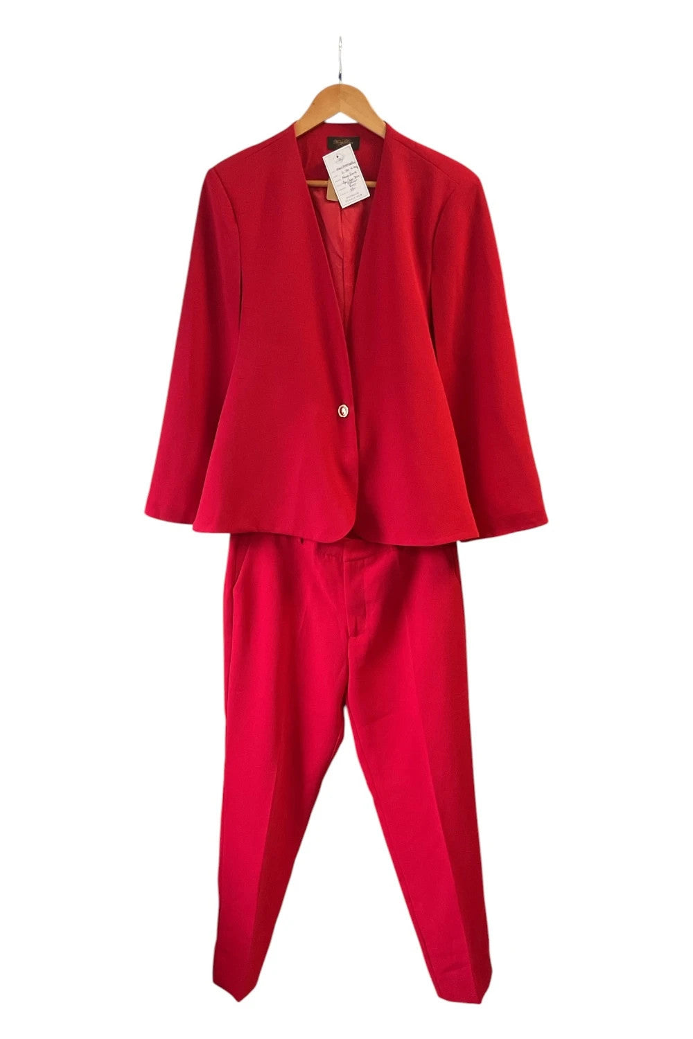 Nana Love jacket size-L trousers size-XL red 10665PMD