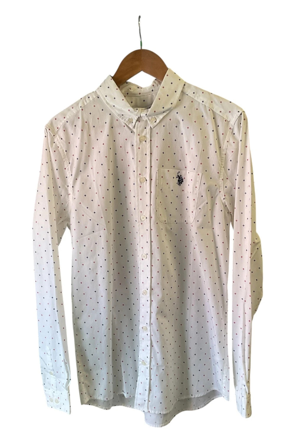 U.S. Polo Assn. men’s shirt white size-M 10618CMG