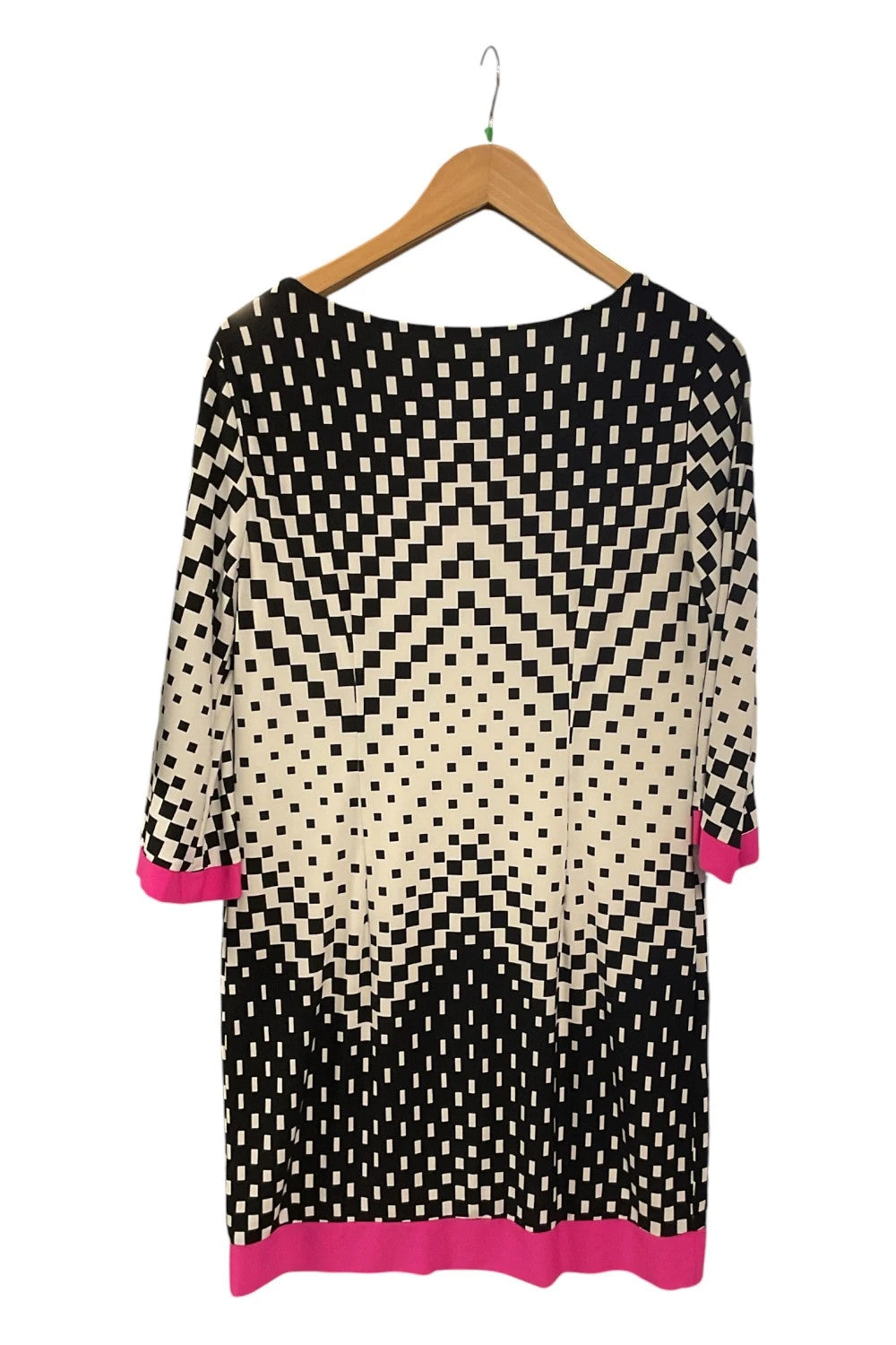 Sandra Darren dress black and white size-10 10585CMG