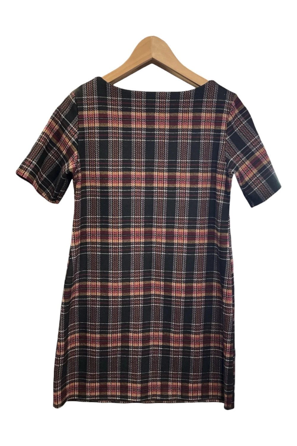 Dorothy Perkins dress plaid black size-10 10581CMG