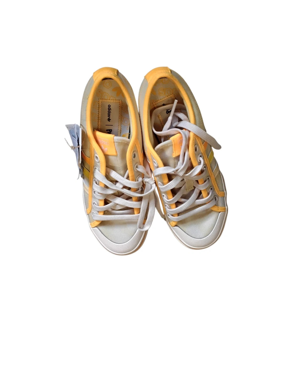 Adidas Platform Parlay Yellow Sz-5 10610DFR