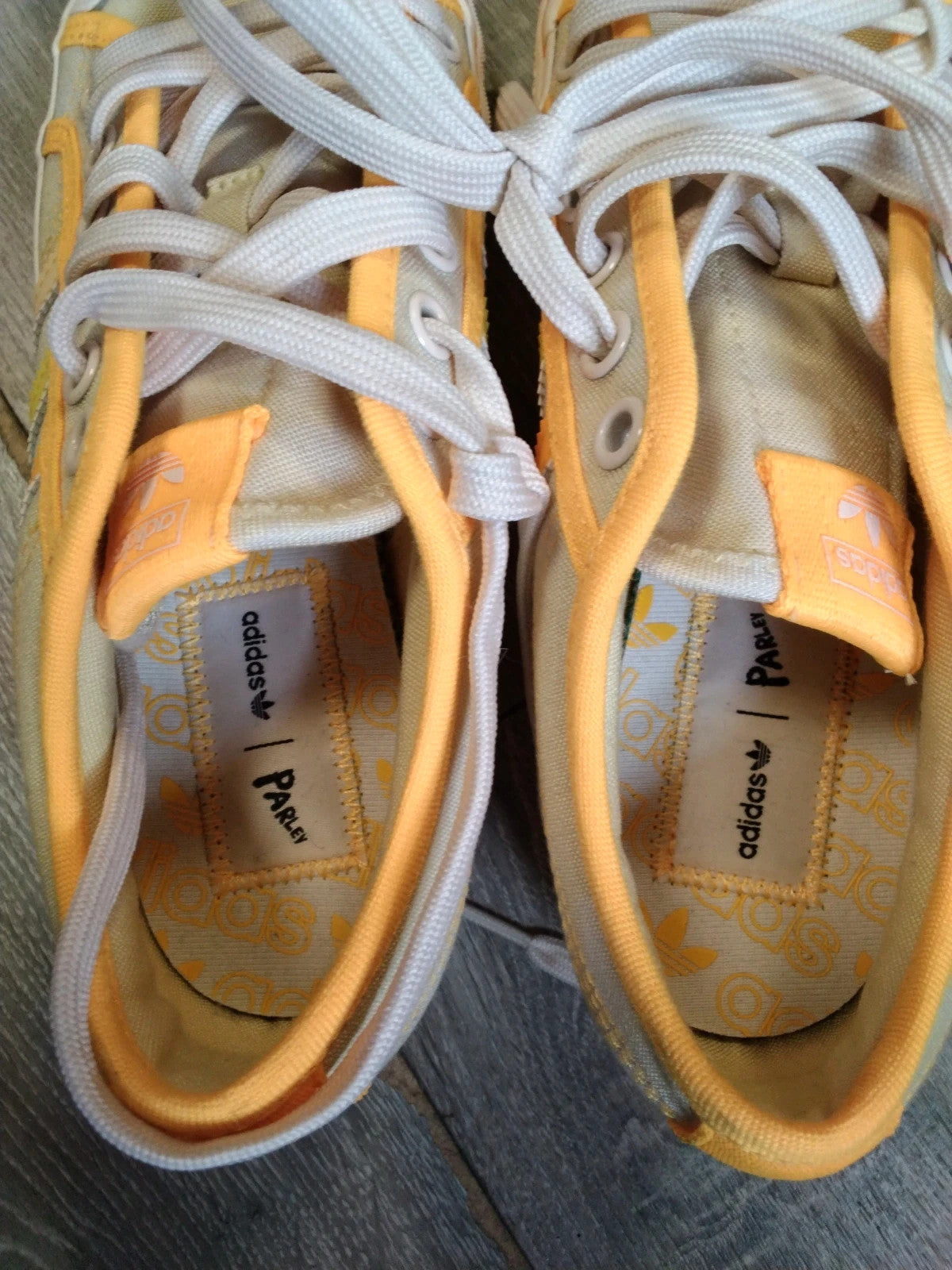 Adidas Platform Parlay Yellow Sz-5 10610DFR