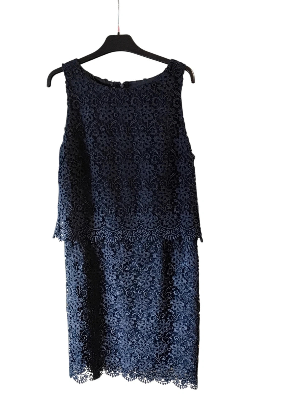 Monsoon Lace Dress Navy Sz-12 10669GDO