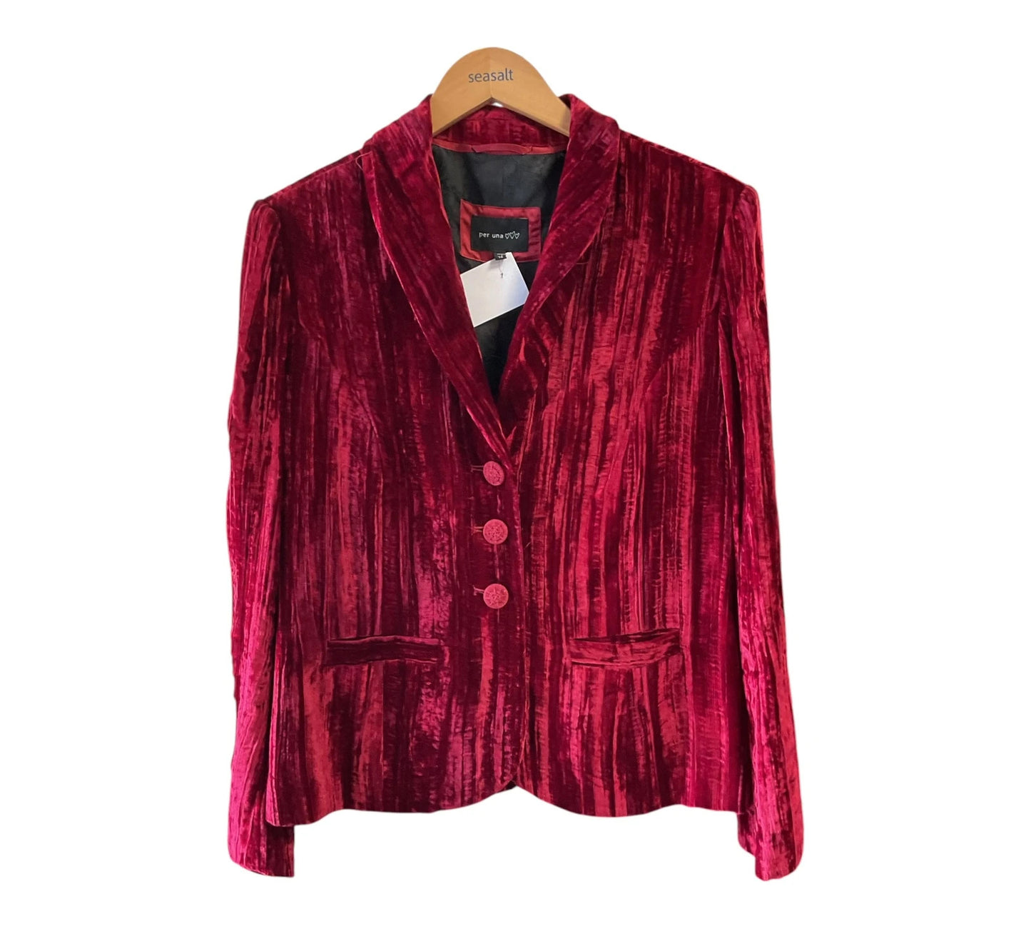 Per Una red blazer, size-16, 10675CCS