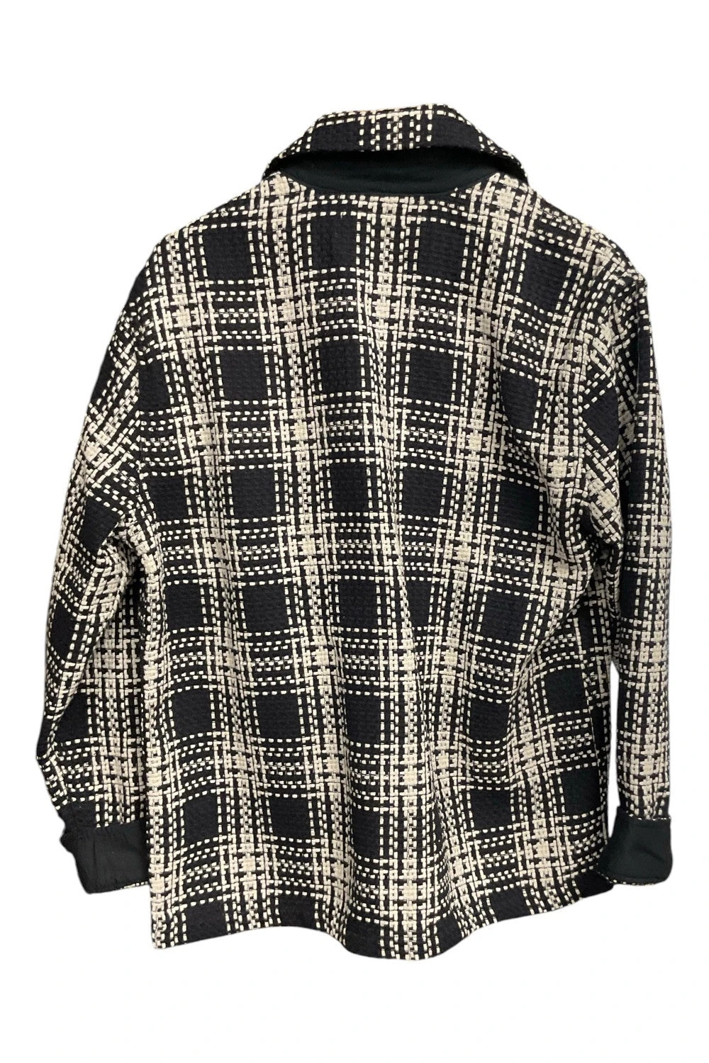 M&S jacket navy and white size-M 10682CDC