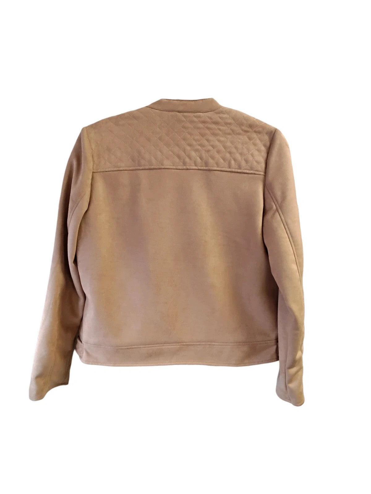 Dorothy Perkins Faux Suede Jacket Camel Sz-16 10686MRO