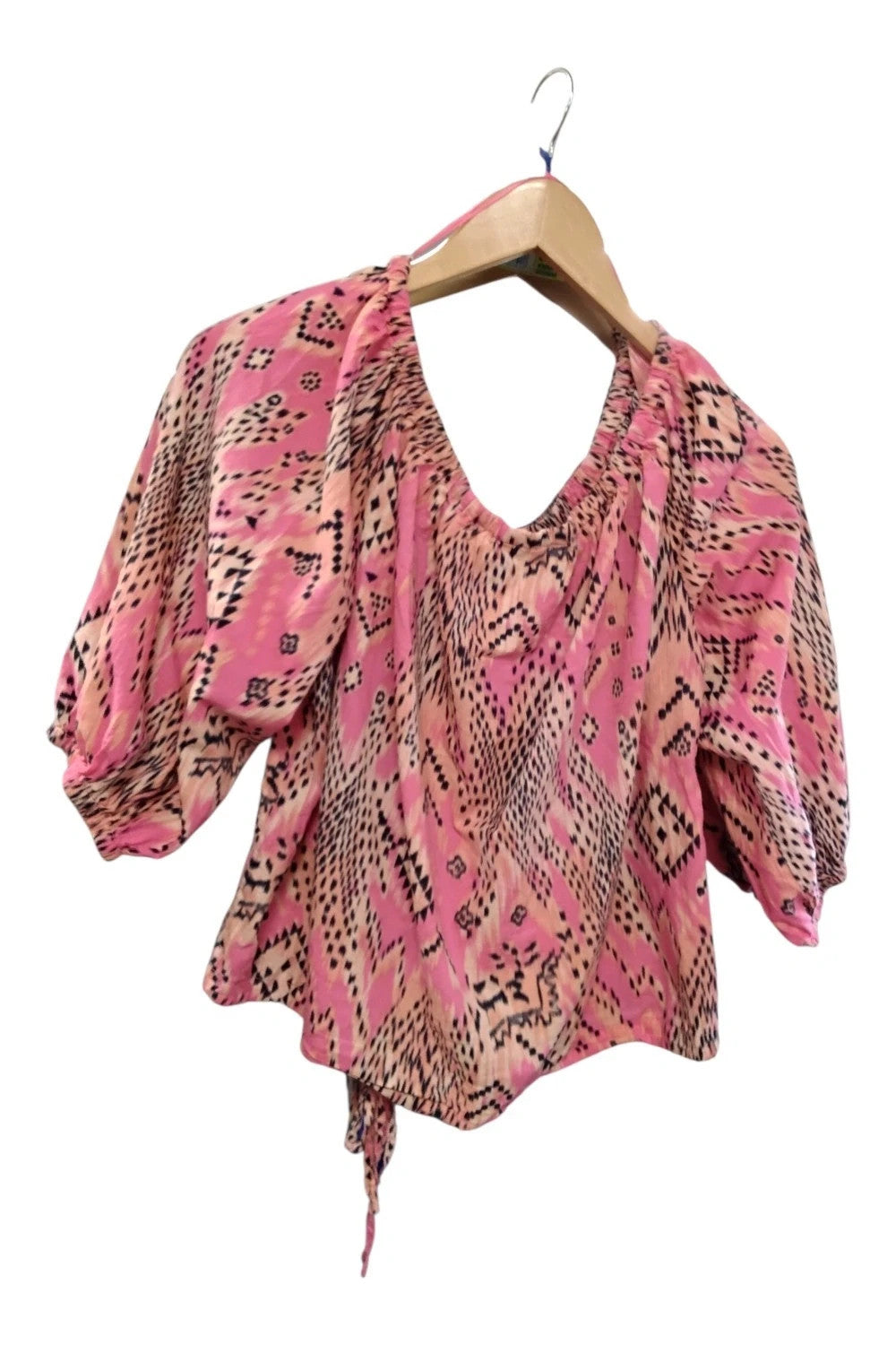 Papaya Petite pink blouse size-14 10612DFR