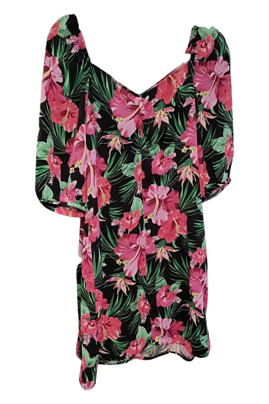 Only, black and pink dress size-L 10452EMC
