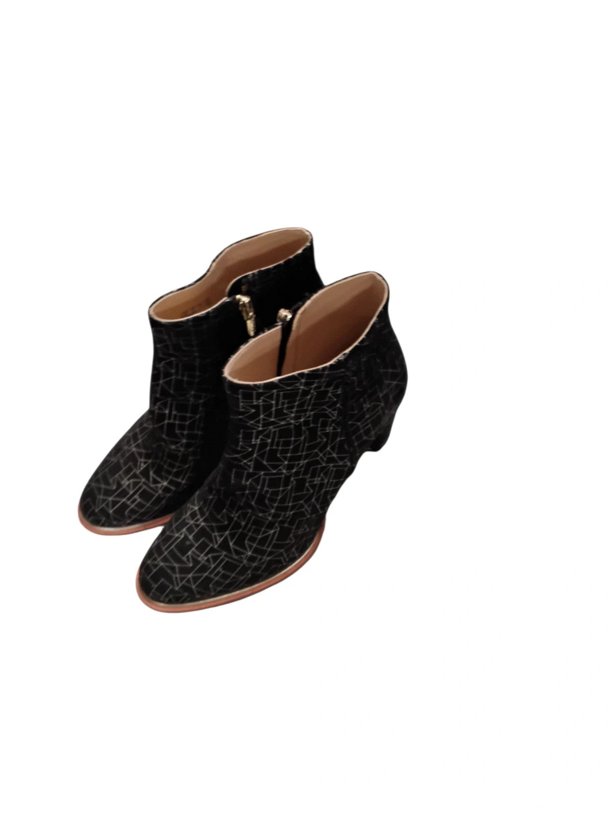 Clarks Boots Black Suede Sz-5 10364MR