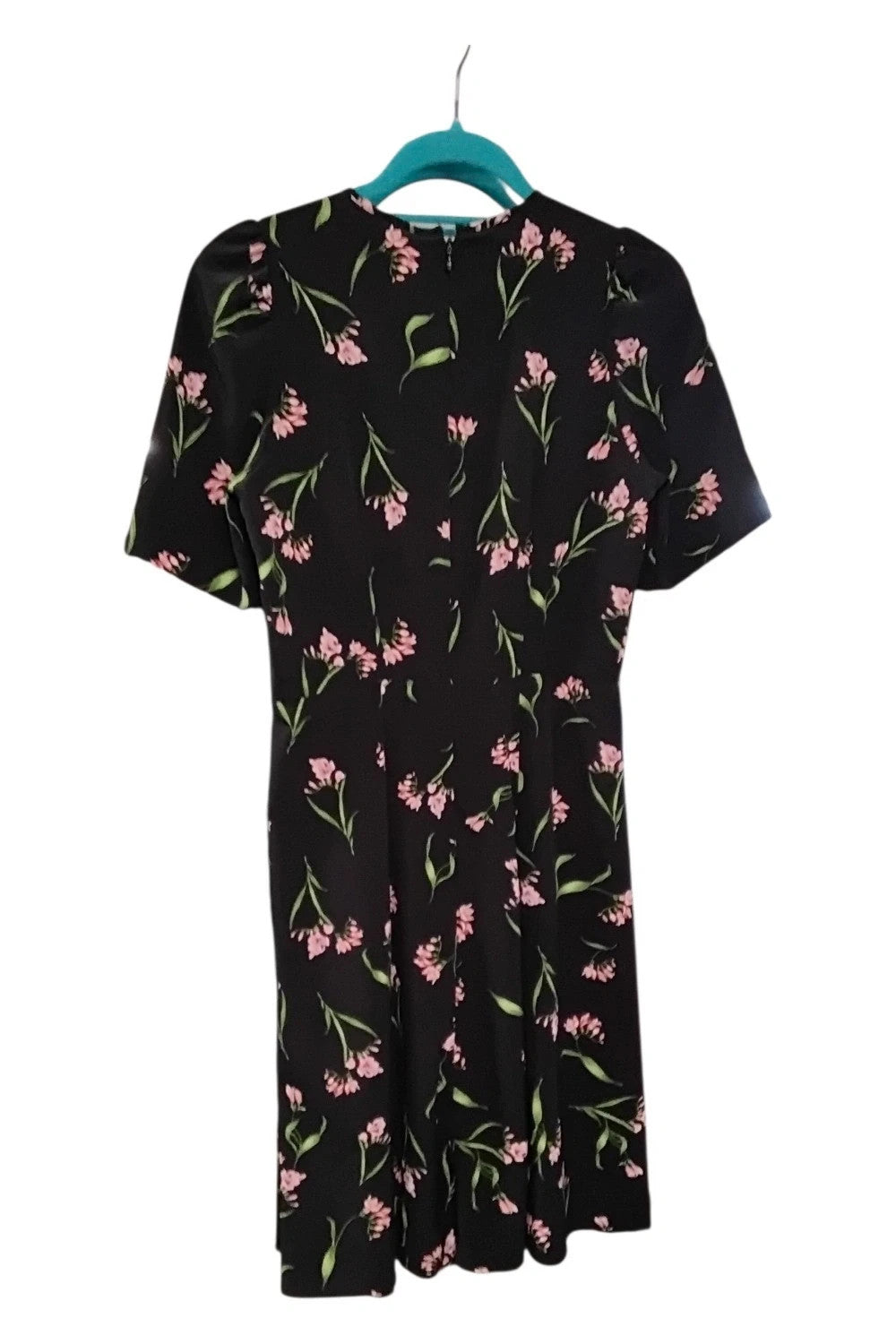 H+M black and pink floral dress Size- S 8187NN