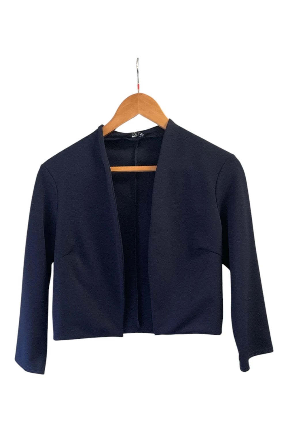 Quiz cropped blazer navy size-16 5104BME