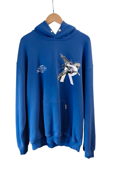 Represent Hoodi Mens BNWT Blue Sz-L 4644MF
