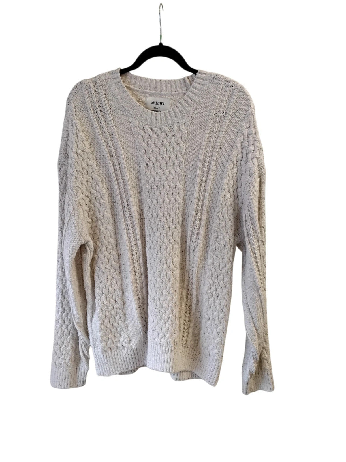 Hollister Mens Top Boxi Fit Cream Sz-M 10566OBB
