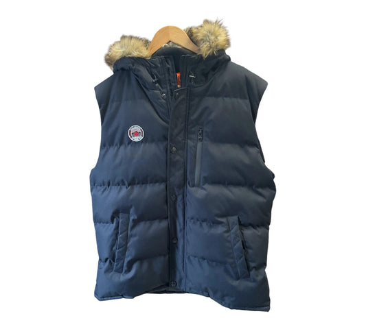 Threadbare Mens navy blue vest, size-XL, 10692CKE