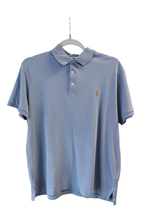 Polo Ralph Lauren Mens Polo Shirt Blue Sz-M 10571