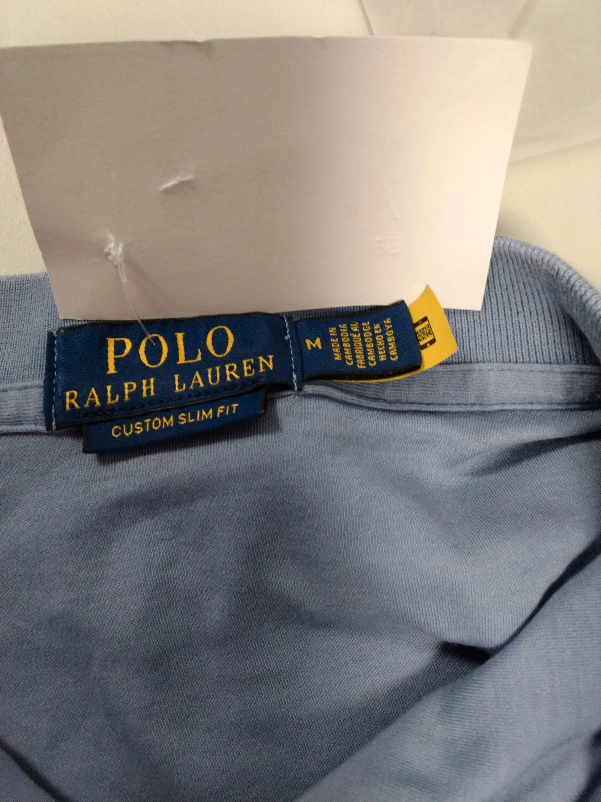 Polo Ralph Lauren Mens Polo Shirt Blue Sz-M 10571