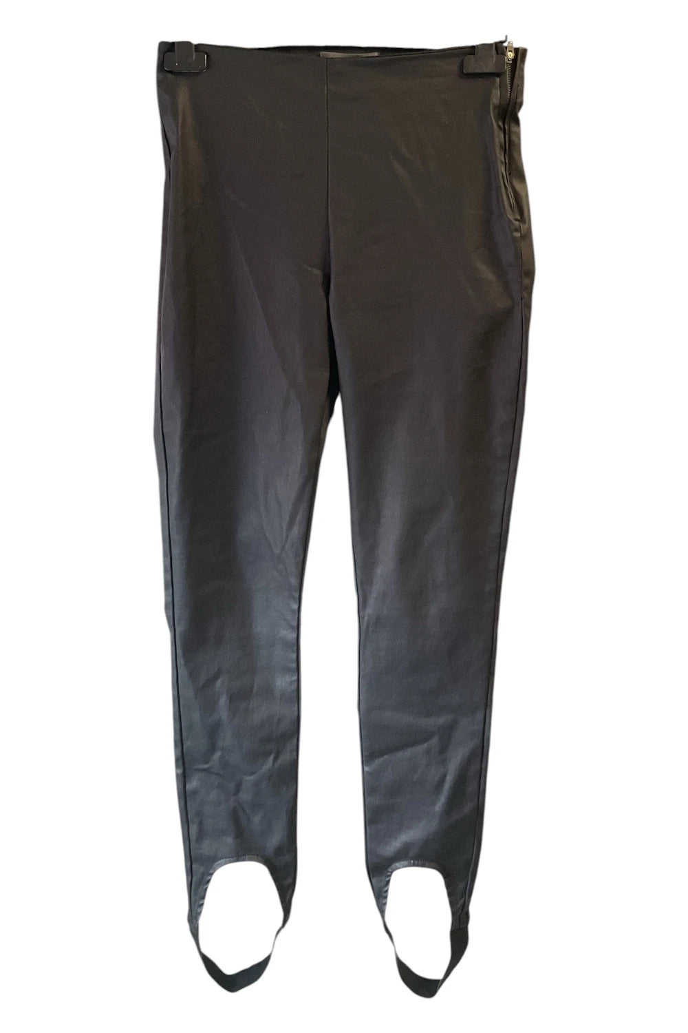 Denim Co stirrup pants black size-10 10703CDC