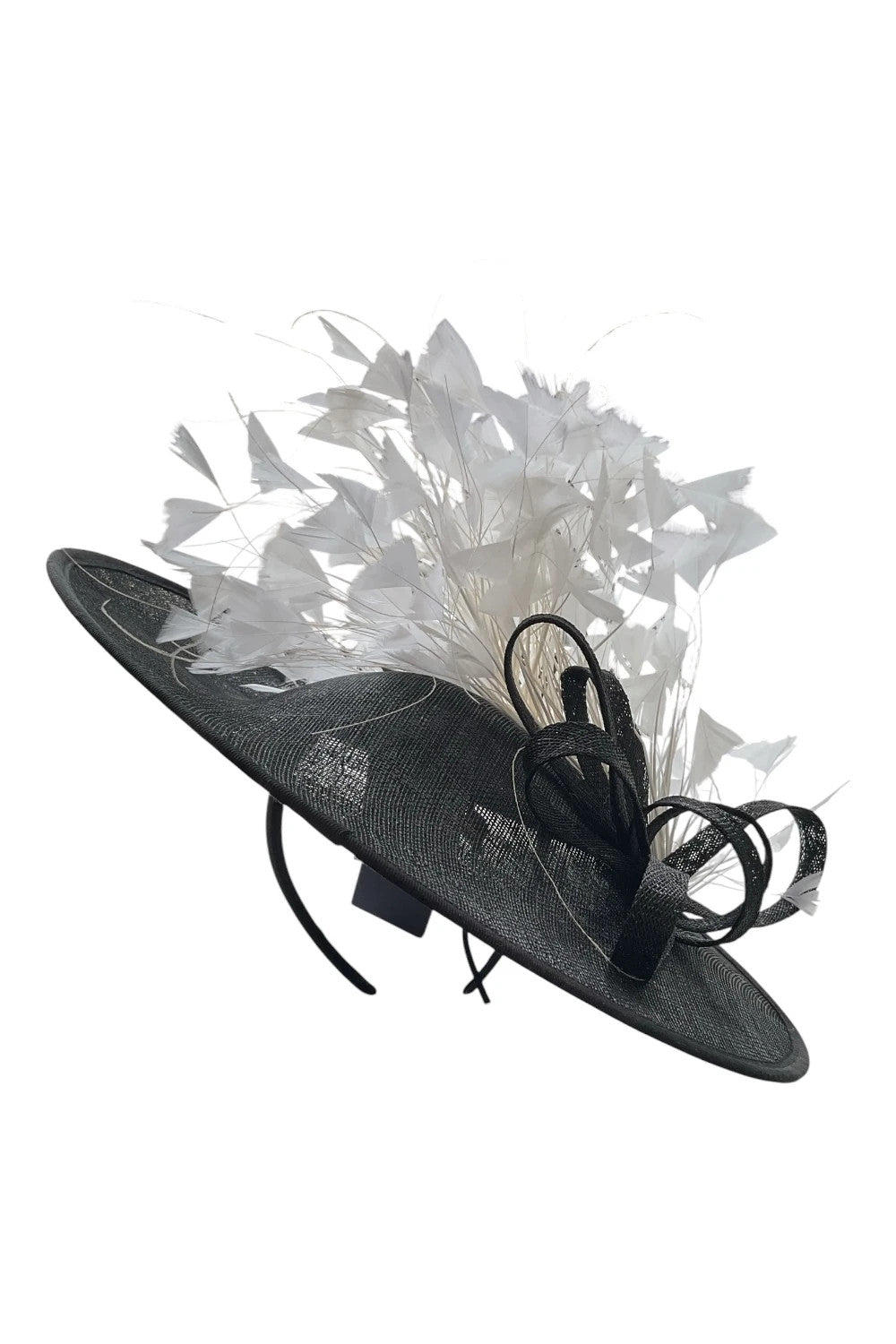 Failsworth BNWT fascinator black and white 10273AMK