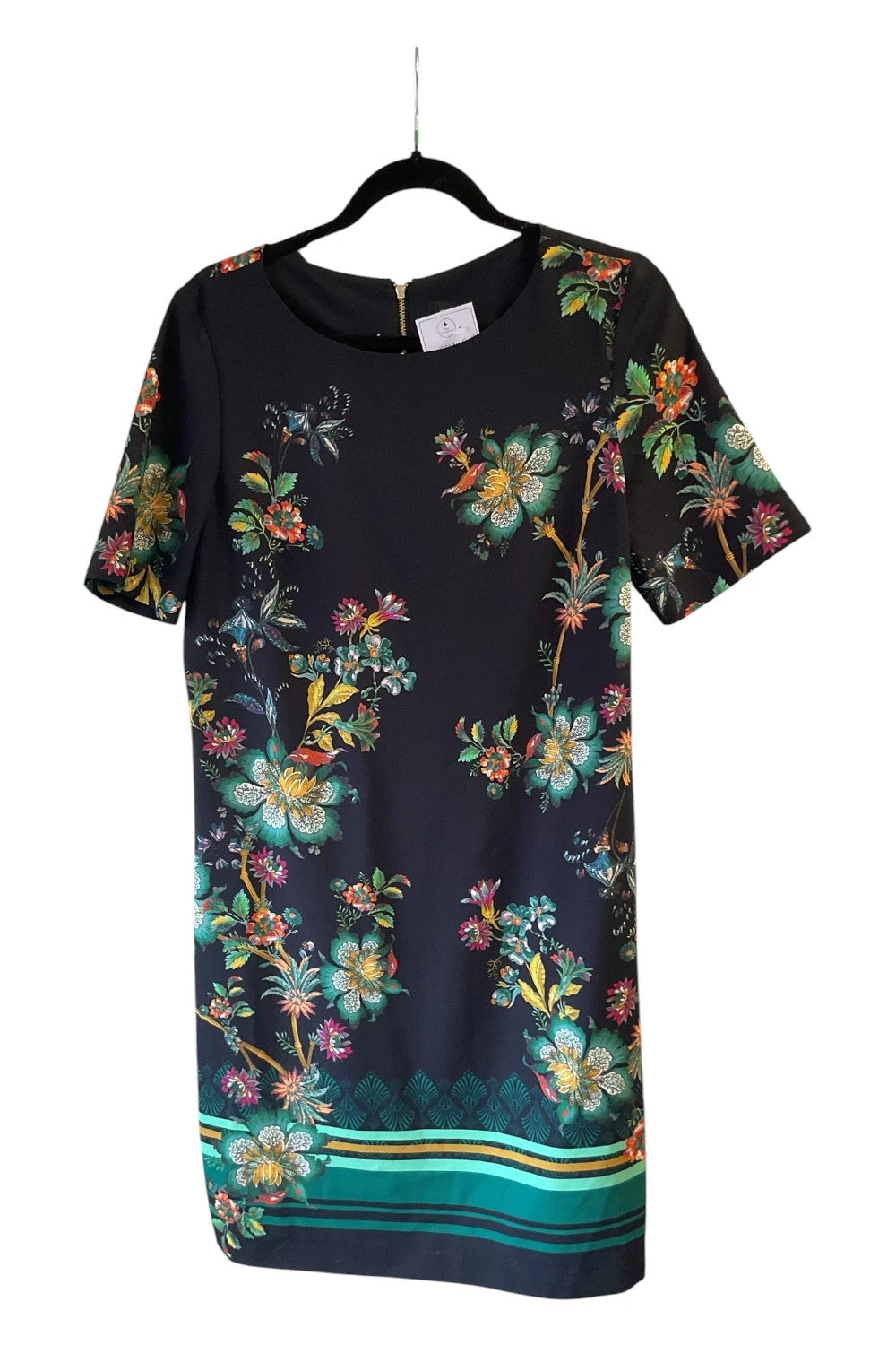 Next dress black and multi size-10 10715ALT