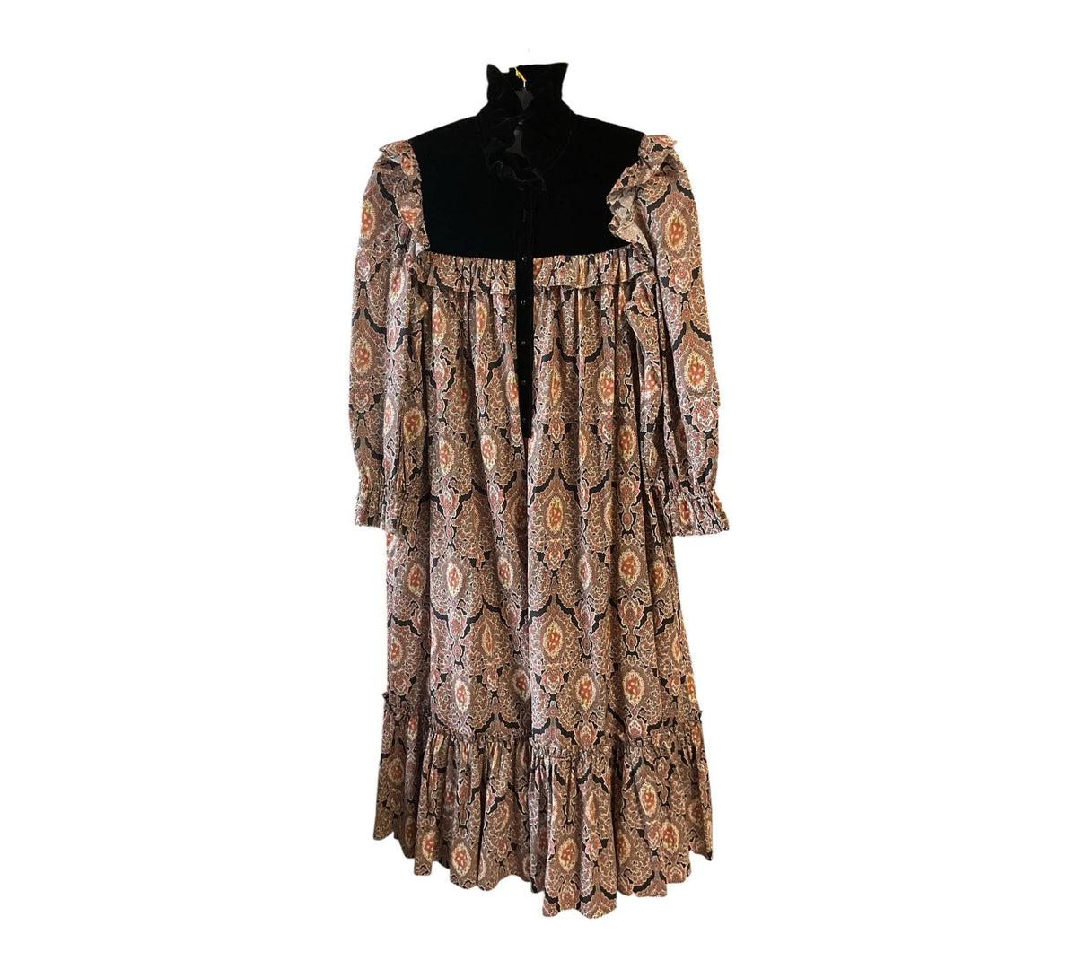 Kristinít brown and beige dress, size-S, 10730NSH