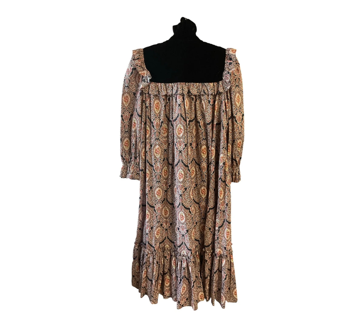 Kristinít brown and beige dress, size-S, 10730NSH