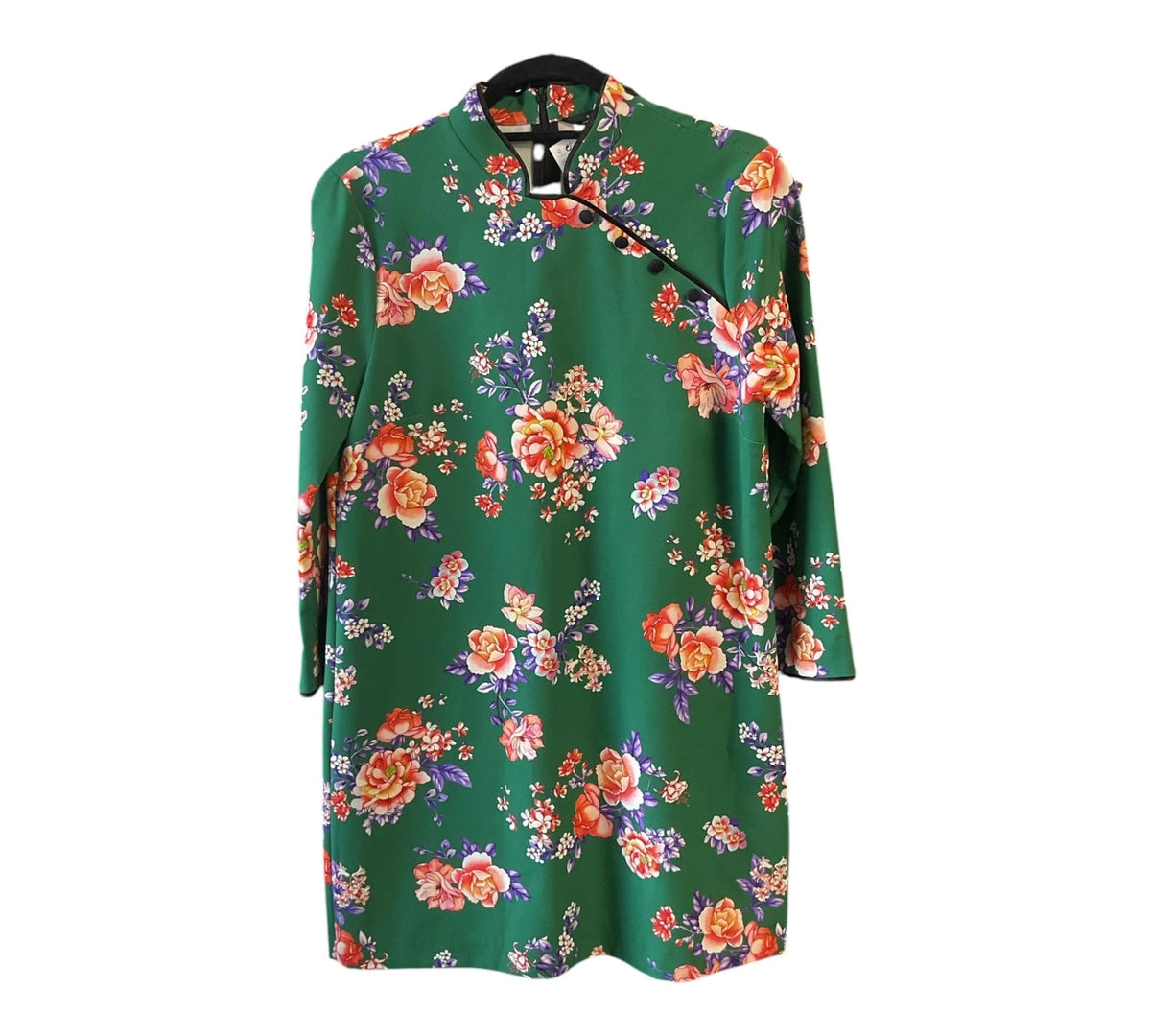 Zara green print dress, 10732NSH