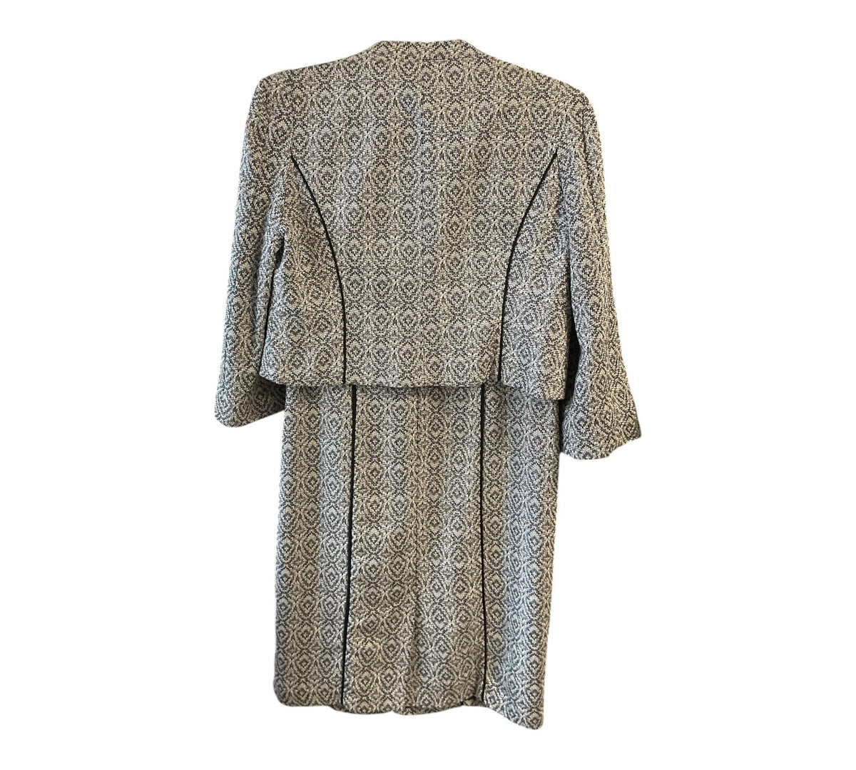 Gerard grey and beige suit, size-12, 10696JNO