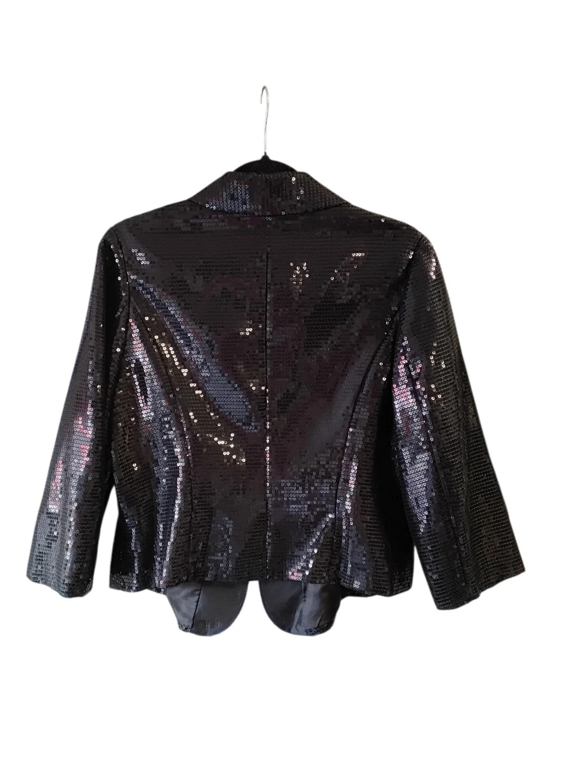 M&S Patrisia Field Sequin Jacket Black Sz-18 10759CCS