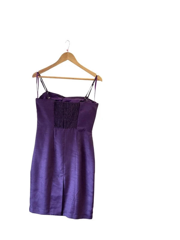 2pc Dress + Coat purple Sz-uk10 10740ACA