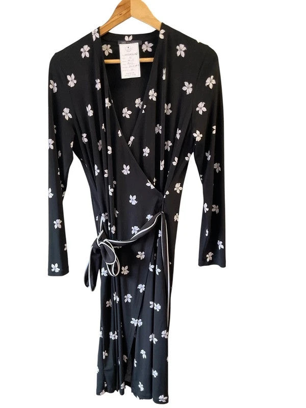 Black/White Dress Sz-UK12 10697JNO