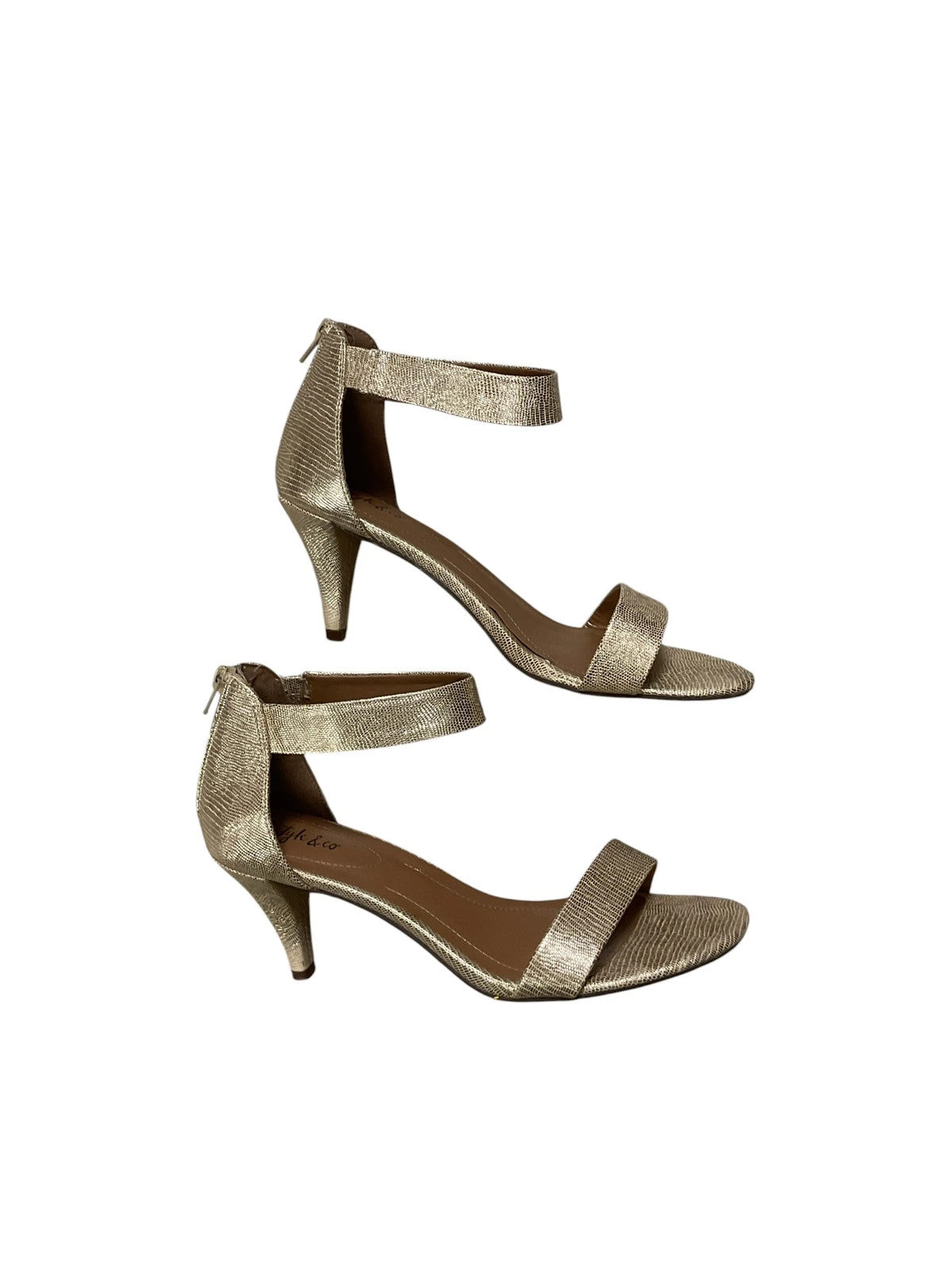 Style&Co Sandals gold size UK-7 US-9.5 10727LHI