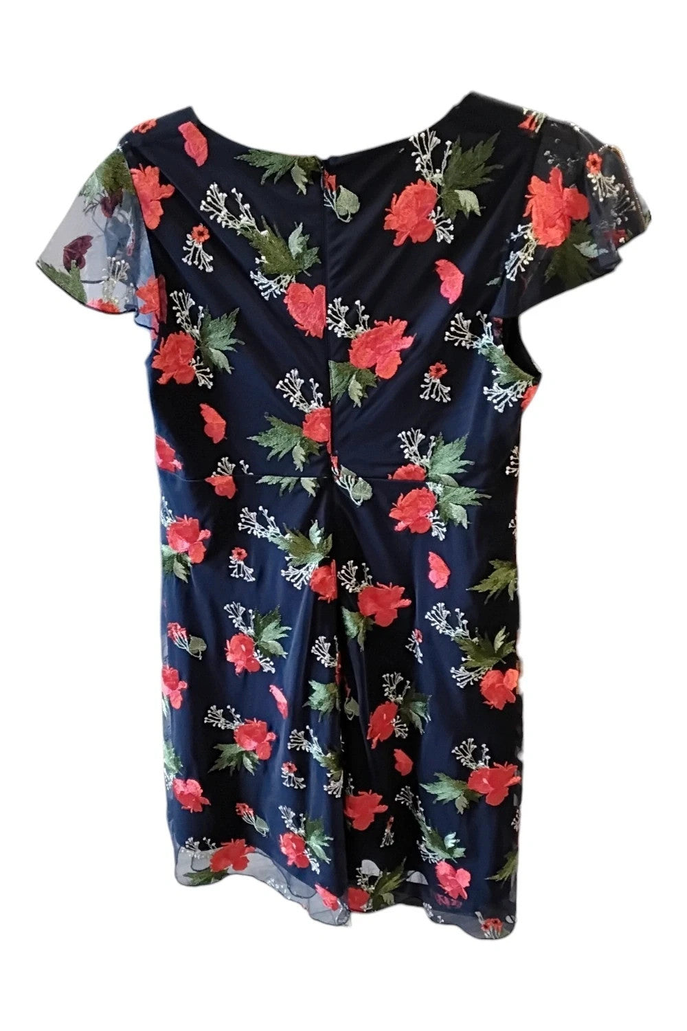 Monsoon Dress Navy Size-16 9096RB