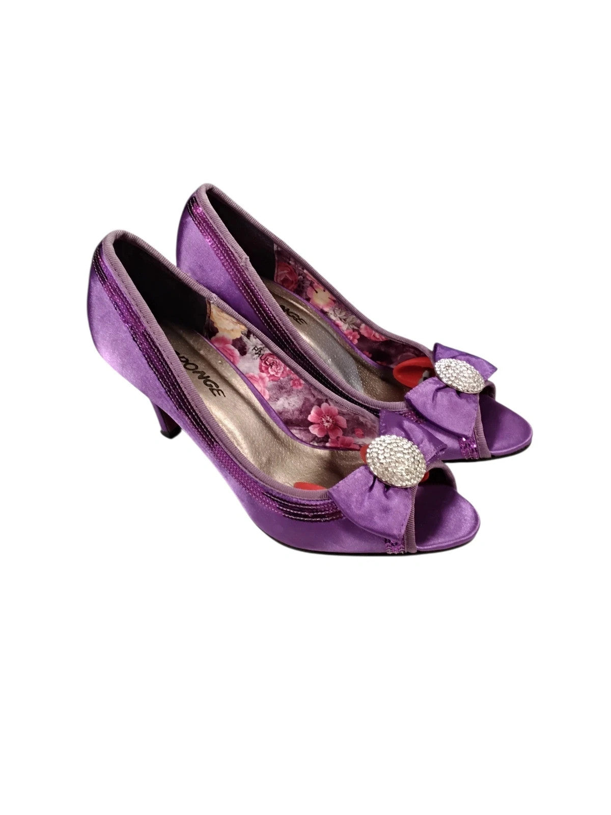 Sponge Shoes Heels Purple Sz-38.5 10780OMF