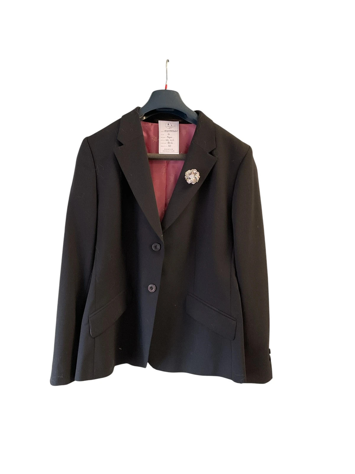 Two pieces suit black size-16 10782MBO