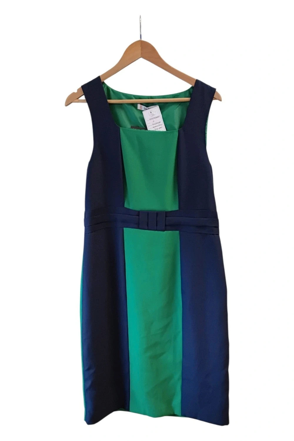 Kaleidoscope dress navy and green size-14 10792MVE