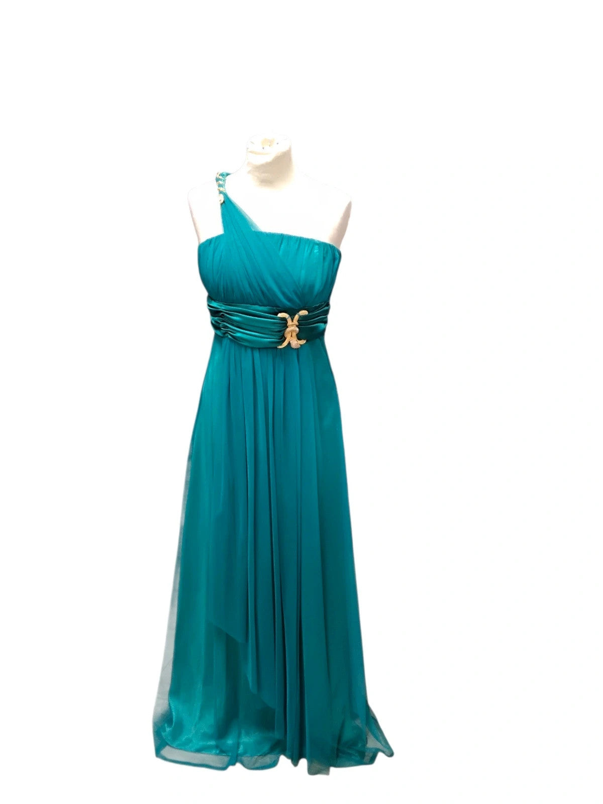 Odrella Formal Dress Teal Sz-10 10808FCN