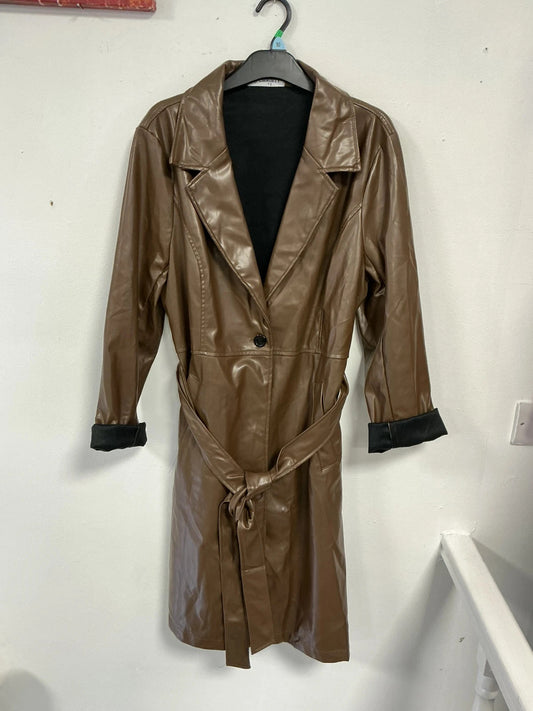Christy Coat brown size-M (T2) 10827MG