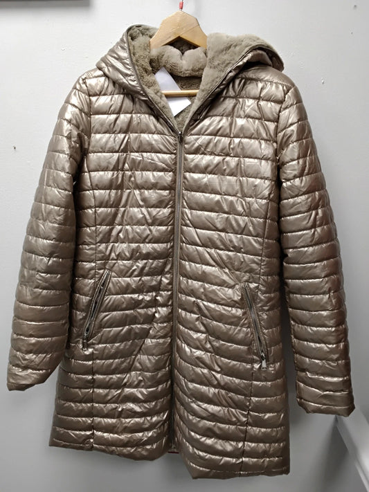 Colynn beige+gold coat, size XL, 10837CDC