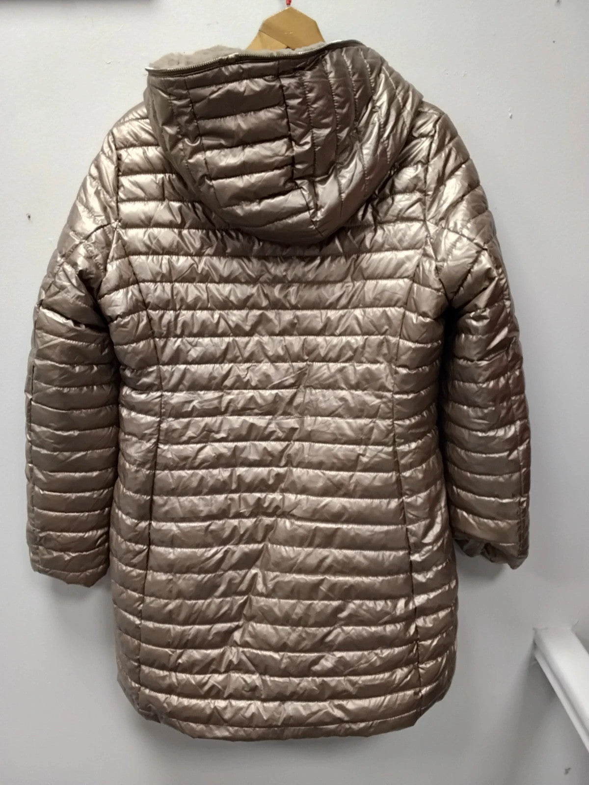 Colynn beige+gold coat, size XL, 10837CDC